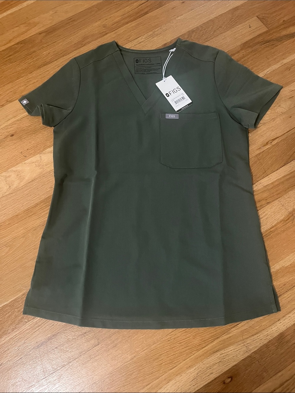 Women’s Moss Catarina- One-Pocket Scrub Top - XXS / Moss